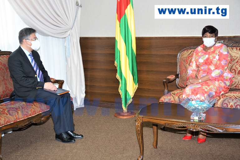 Lire la suite à propos de l’article Chantal Tsègan a reçu l’Ambassadeur de Chine au Togo, Chao Weidong