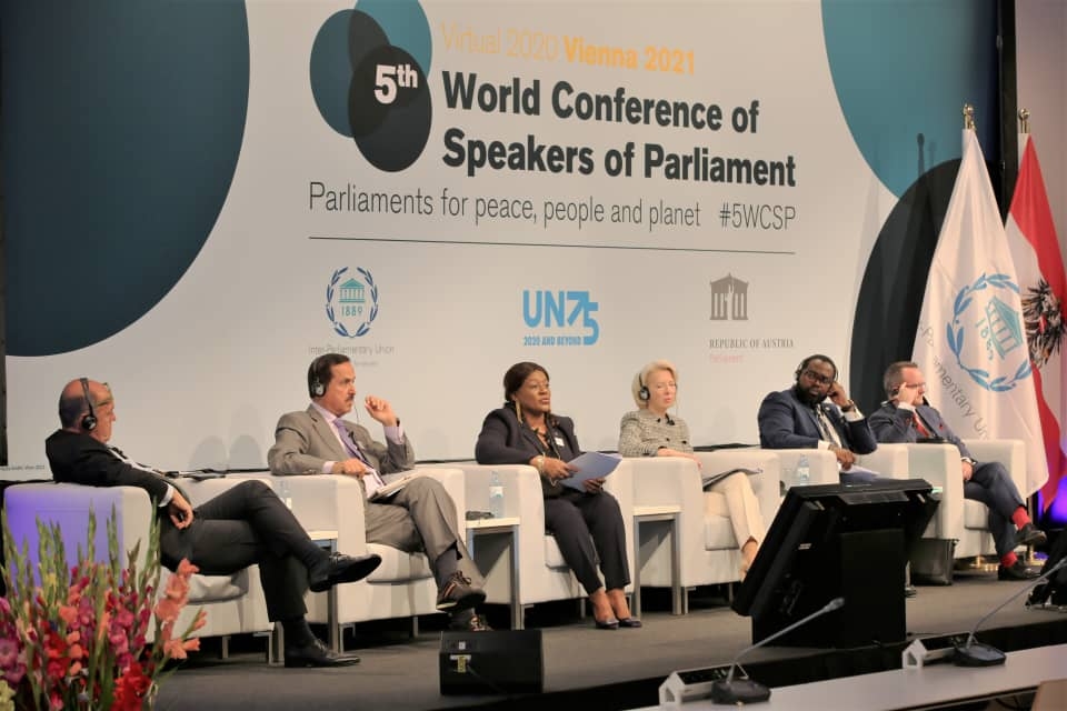 Lire la suite à propos de l’article 5ème conférence des Présidents de parlement à Vienne : Yawa Djigbodi Tsègan a modéré un panel de haut niveau